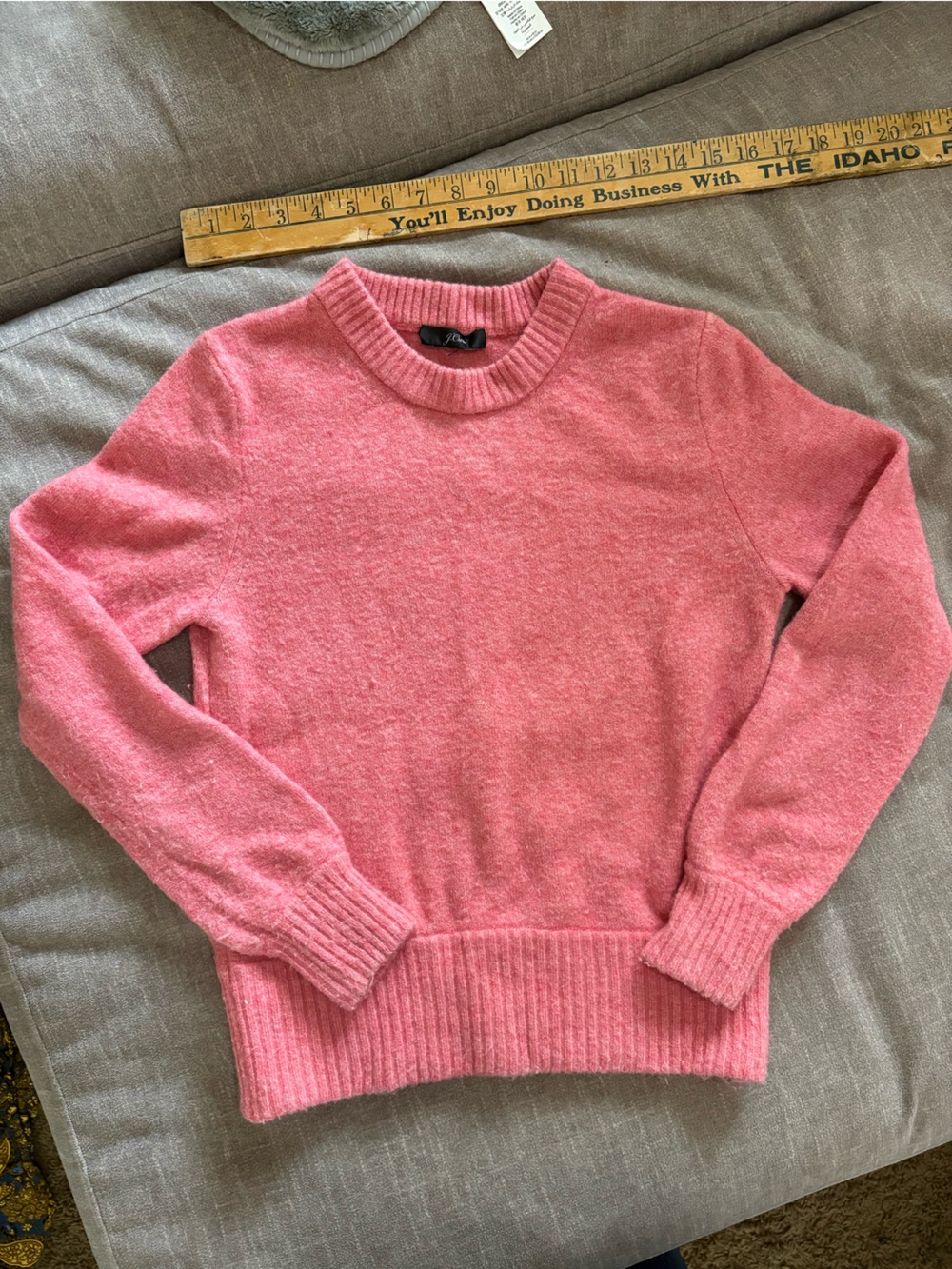 J. Crew Pink Crewneck Knit Sweater